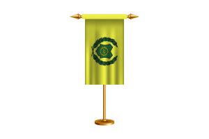 玻璃市的国王 旗帜矢量自由 Dowanlod （SVG， PNG）