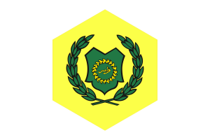 玻璃市拉国王圆形六边形
