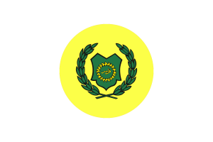 玻璃市国王旗帜六边形