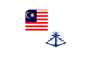 马来西亚皇家海军旗方形圆形