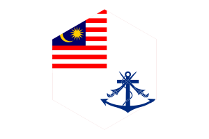 马来西亚皇家海军旗帜六边形