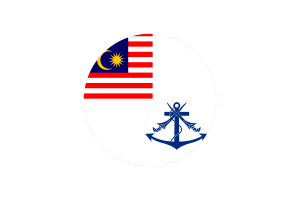 马来西亚皇家海军旗帜矢量免费下载