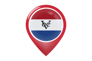 荷兰马六甲旗帜地图图钉图标