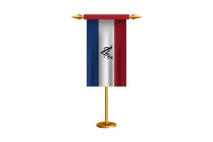 荷兰马六甲礼仪旗帜矢量免费