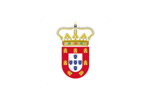 葡萄牙马六甲旗帜方形圆形
