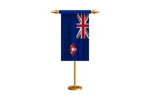 海峡殖民地仪式旗帜矢量免费