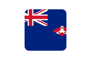 海峡殖民地旗帜方形圆形