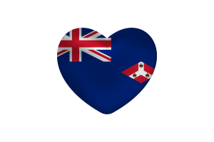 海峡殖民地旗帜心形