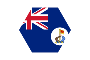 北婆罗洲皇冠殖民地旗帜矢量免费 |SVG 和 PNG
