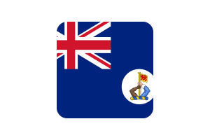 北婆罗洲皇冠殖民地旗帜方形圆形