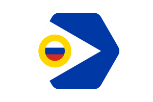 楚科奇旗帜插图六边形圆形
