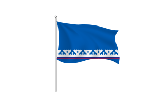 亚马尔-涅涅茨旗帜剪贴画