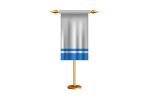 阿尔泰共和国礼仪旗帜矢量免费