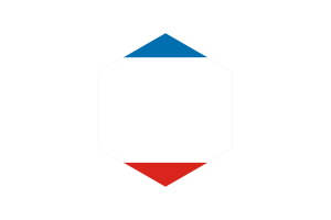 克里米亚半岛旗帜六边形