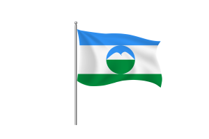 卡巴尔达-巴尔卡尔共和旗帜帜剪贴画