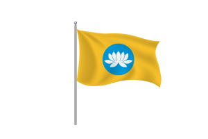 卡尔梅克共和旗帜帜剪贴画