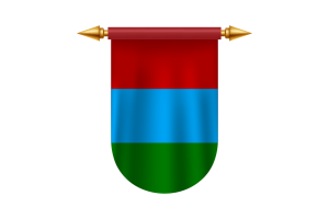 卡累利阿共和旗帜帜矢量图像