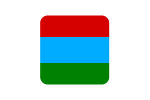 卡累利阿共和旗帜帜方形圆形