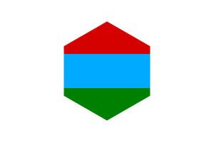 卡累利阿共和旗帜帜六边形