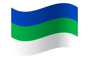 科米共和旗帜帜