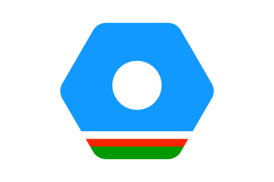 萨哈旗插图六边形圆形
