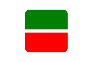 鞑靼斯坦旗帜方形圆形