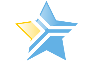 图瓦旗帜星图标