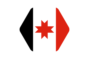乌德穆尔特旗帜插图六边形圆形