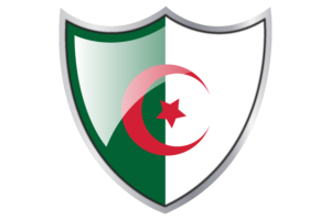 盾牌与阿尔及利亚国旗