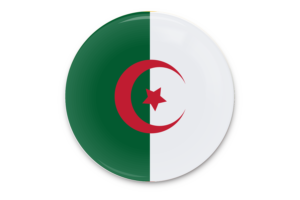 阿尔及利亚国旗矢量艺术