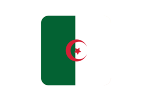 阿尔及利亚国旗方形圆形