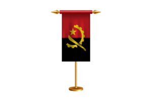 安哥拉礼仪旗帜矢量免费