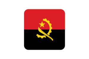 安哥拉国旗方形圆形