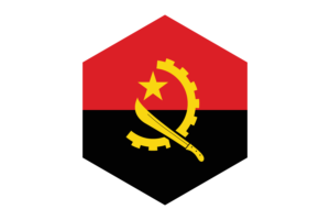 安哥拉国旗六边形