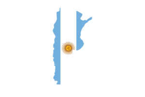 阿根廷地图与国旗