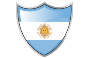 盾牌与阿根廷国旗