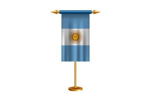阿根廷礼仪旗帜矢量免费