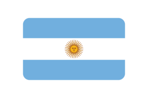 阿根廷国旗三角形圆形