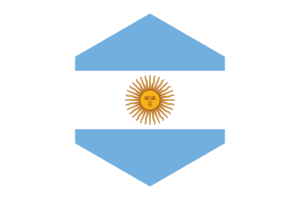 阿根廷国旗六边形