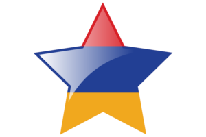 亚美尼亚国旗星图标