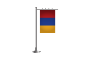 3d 亚美尼亚站立旗