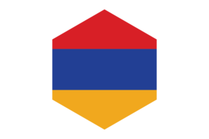 亚美尼亚国旗六边形