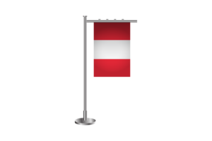 3d 奥地利站立旗