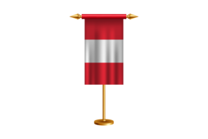奥地利礼仪旗帜矢量免费