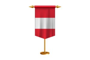 奥地利国旗插图与立场