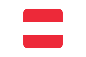 奥地利国旗方形圆形