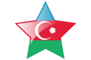 阿塞拜疆国旗星图标