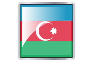 阿塞拜疆国旗广场图标