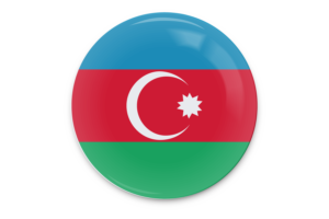 阿塞拜疆国旗矢量艺术