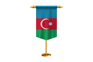 阿塞拜疆国旗插图与立场
